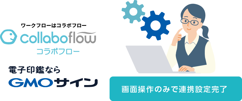 画面操作だけで連携設定完了