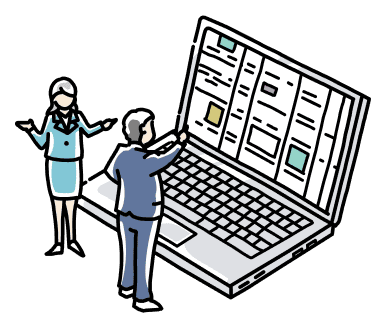 社外受付から社内承認まで一気通貫