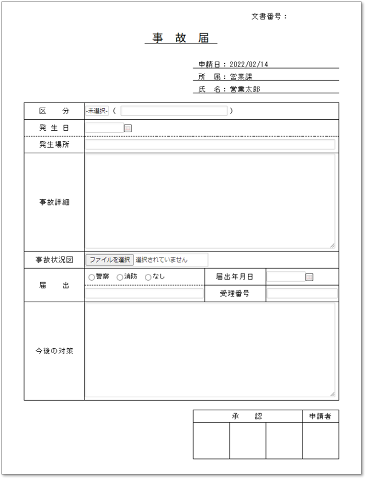 C0054事故届